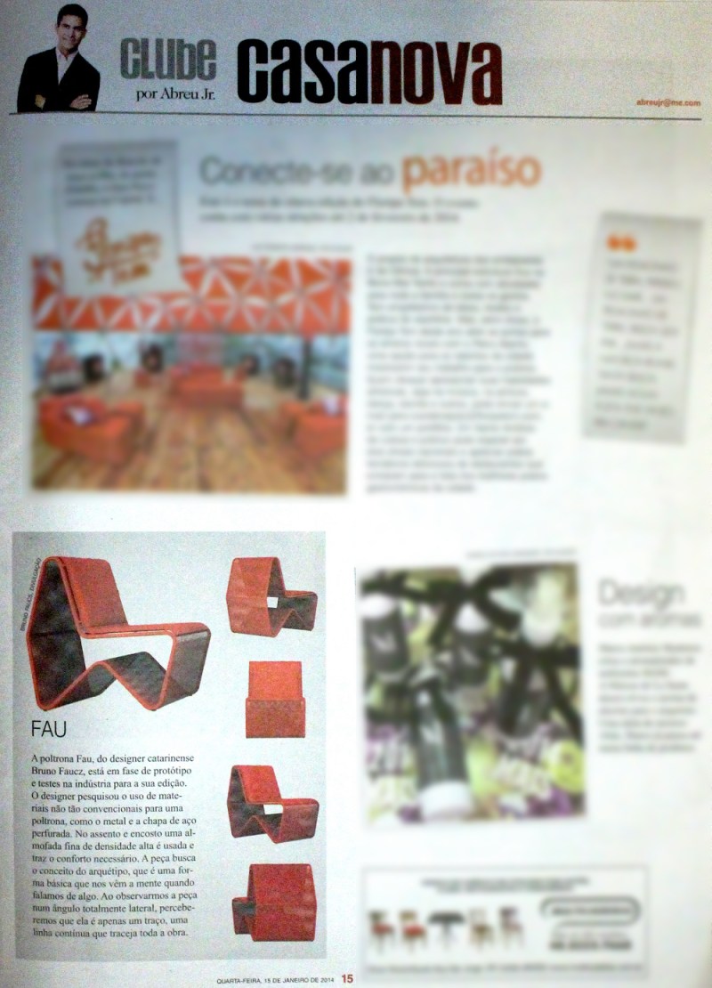 Diário Catarinense Caderno Casa Nova - 15.01.2014