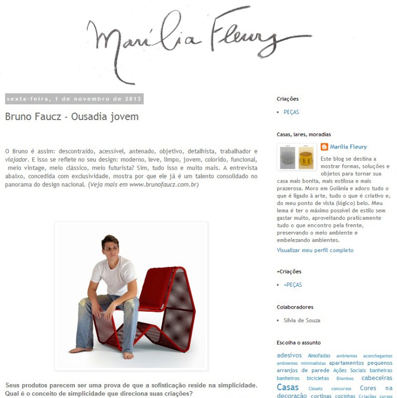 Entrevista Maília Fleury - Outubro 2013