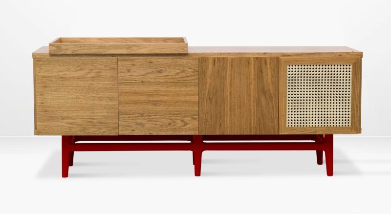 Buffet Bossa vermelho